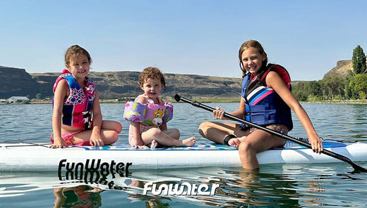 Take the family to experience the paddle board