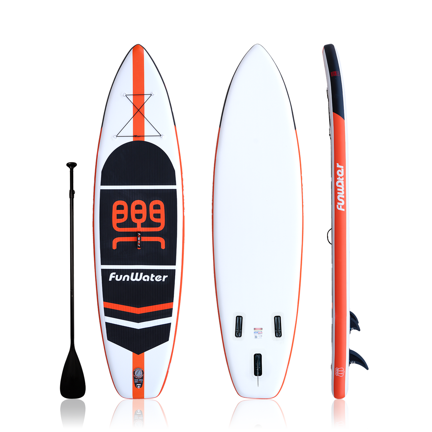 Stand Up Inflatable Paddle Board Cruise 11' orange color